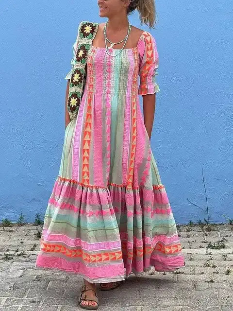 Maxi Elegance Plisado Rayado