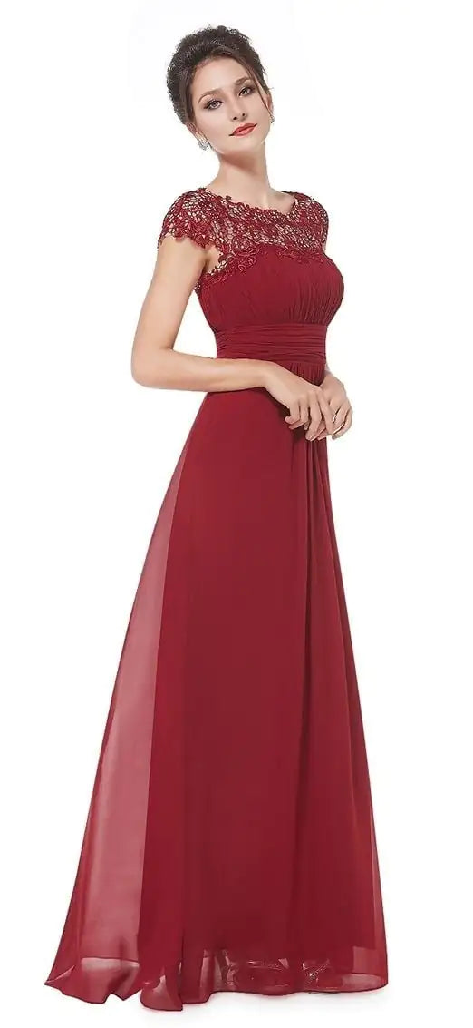 Graceful Women's Lace Gown